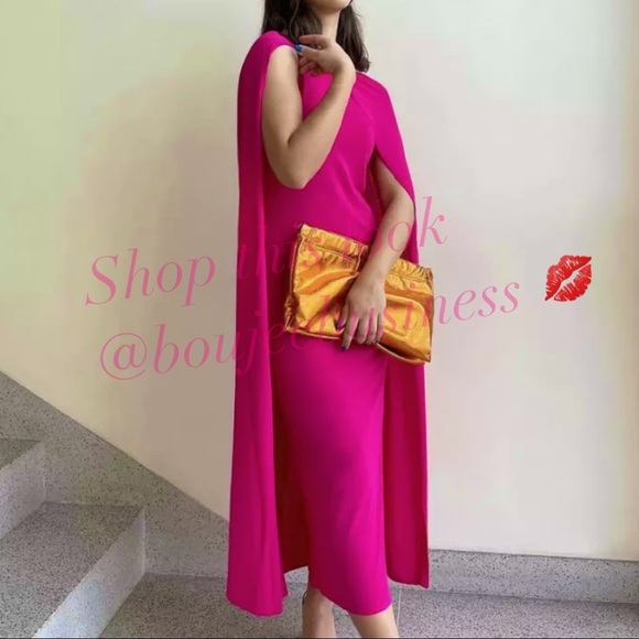 ZARA Limited Edition Dress with Cape - Picture 1 of 6